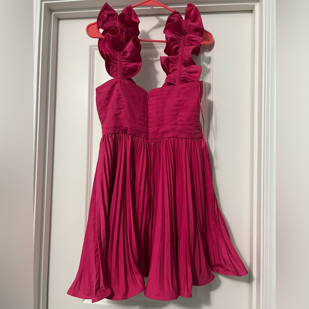 AMUR KITTY RUFFLE MINI DRESS - Picture 4 of 6